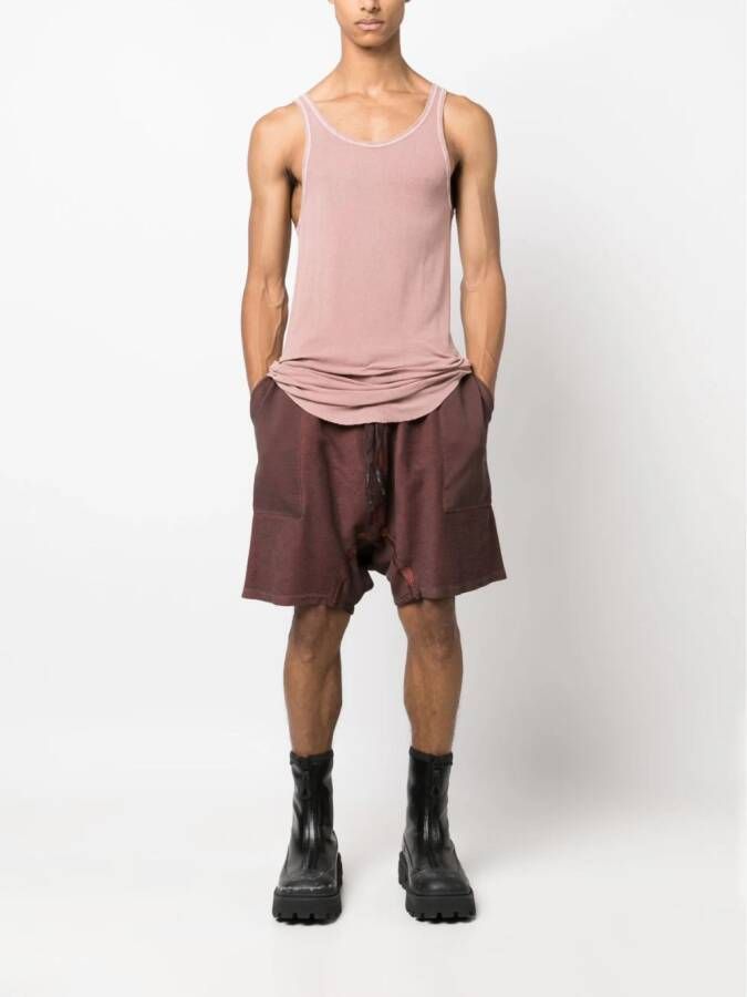 Boris Bidjan Saberi Tanktop met applicatie Roze