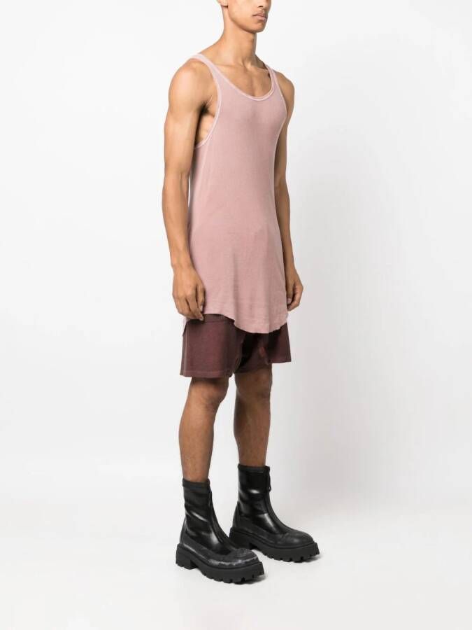 Boris Bidjan Saberi Tanktop met applicatie Roze