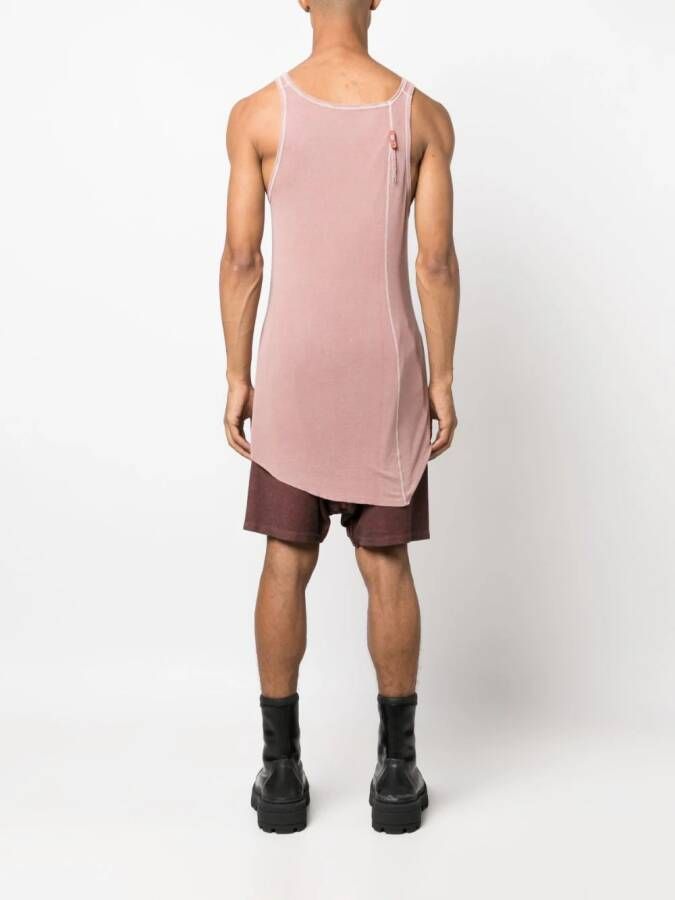 Boris Bidjan Saberi Tanktop met applicatie Roze