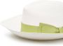 Borsalino Zonnehoed met lint Wit - Thumbnail 2