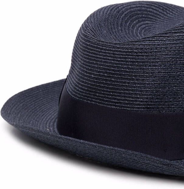 Borsalino Fedora hoed Blauw