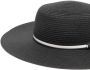 Borsalino Gevlochten hoed Zwart - Thumbnail 2