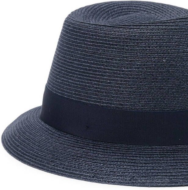 Borsalino Geweven hoed Blauw