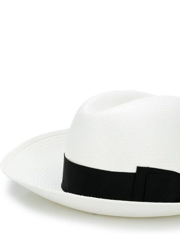 Borsalino Hoed met bandje Beige