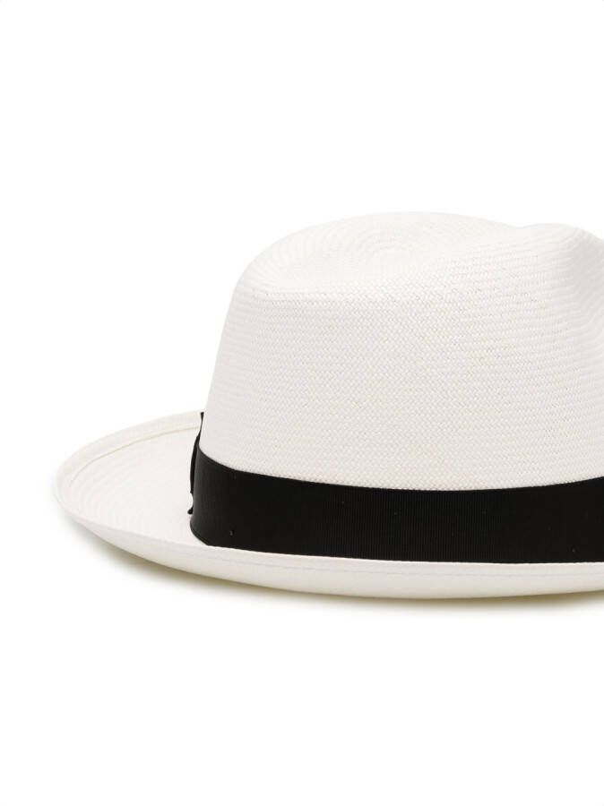 Borsalino Strohoed Wit