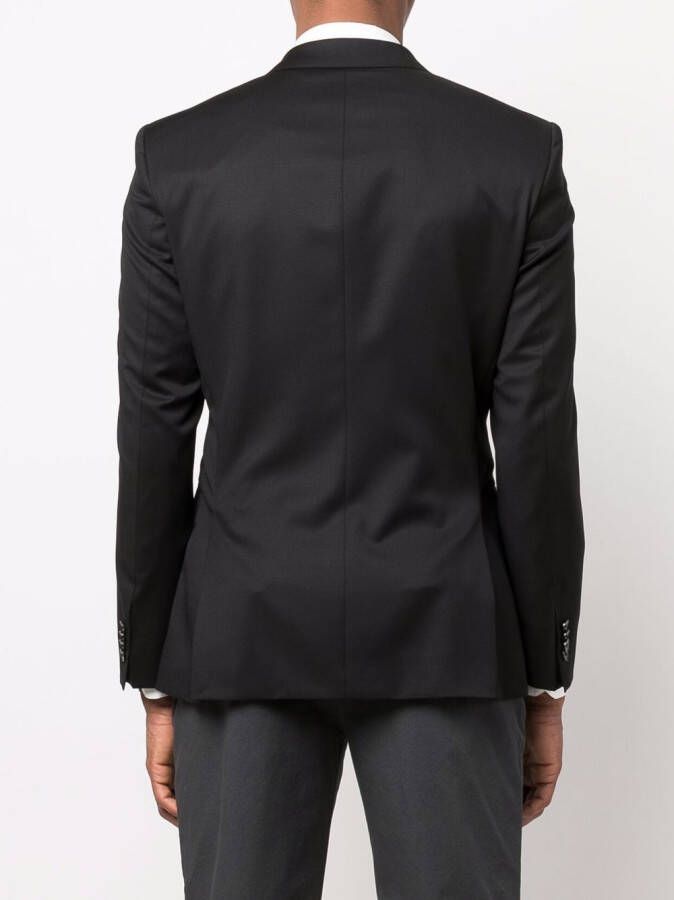 BOSS Blazer van scheerwol Zwart