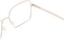 BOSS Bril met oversized vierkant montuur Goud - Thumbnail 3