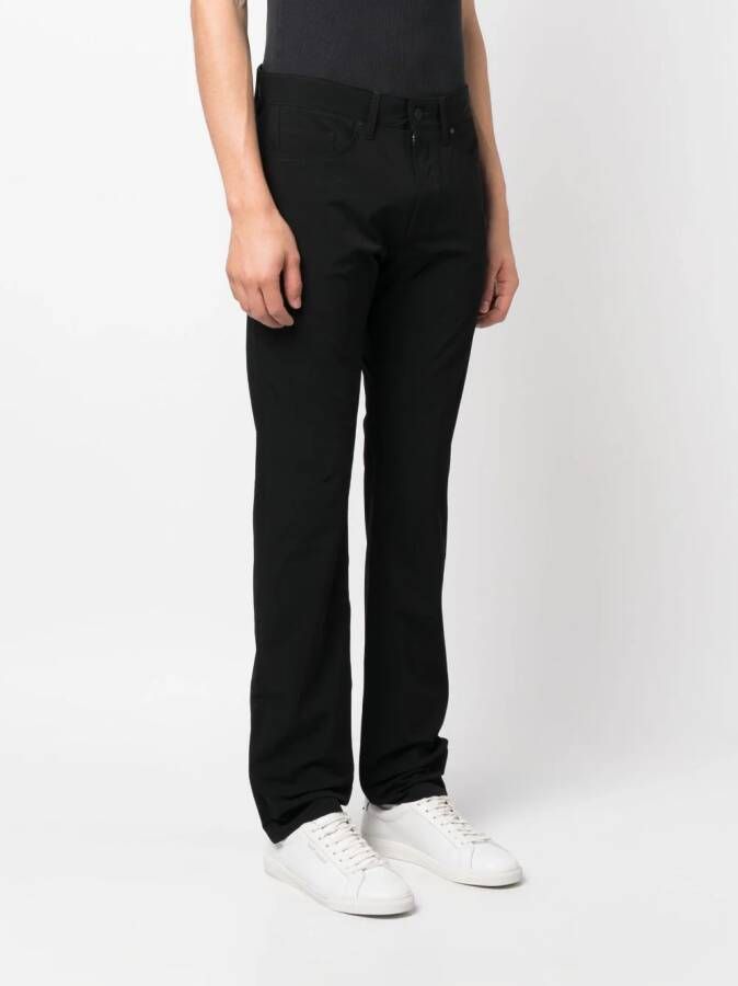BOSS Broek met toelopende pijpen Zwart