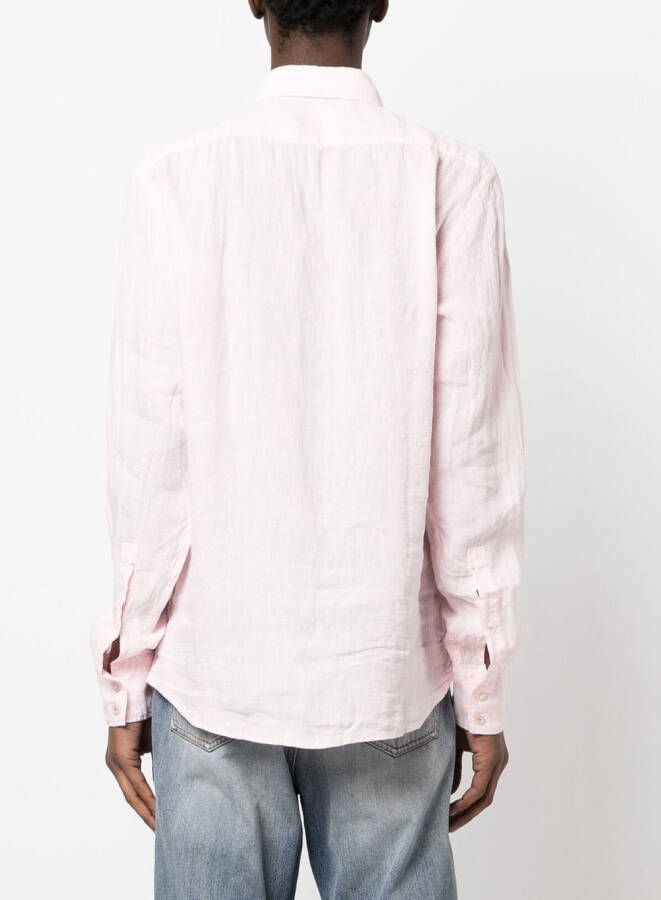 BOSS Button-down overhemd Roze
