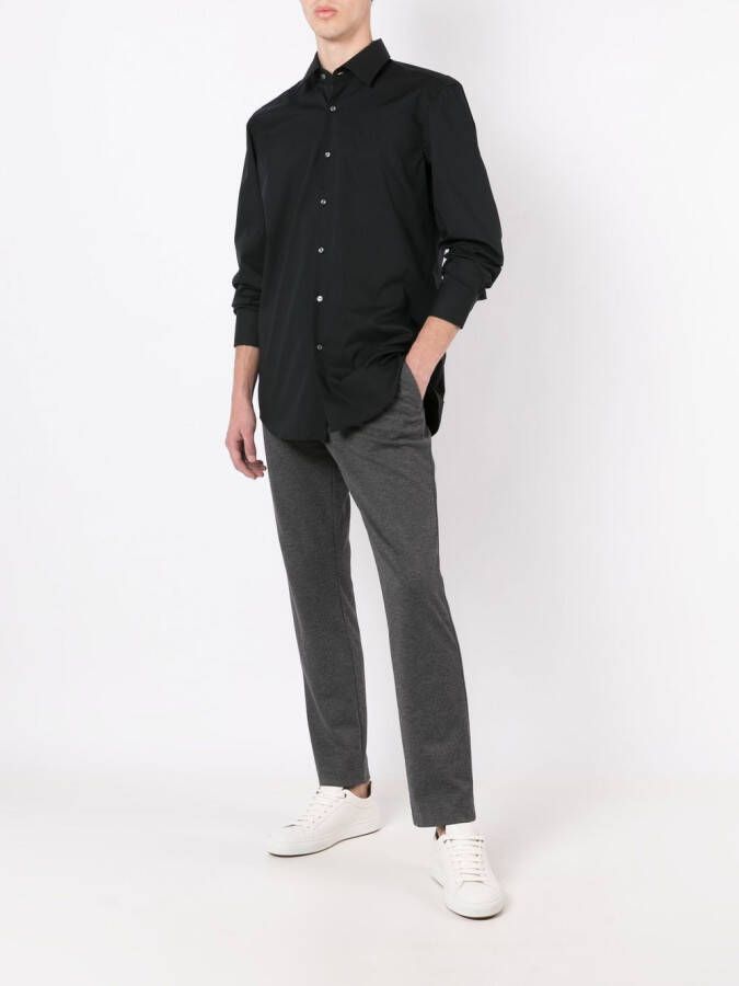 BOSS Button-down overhemd Zwart