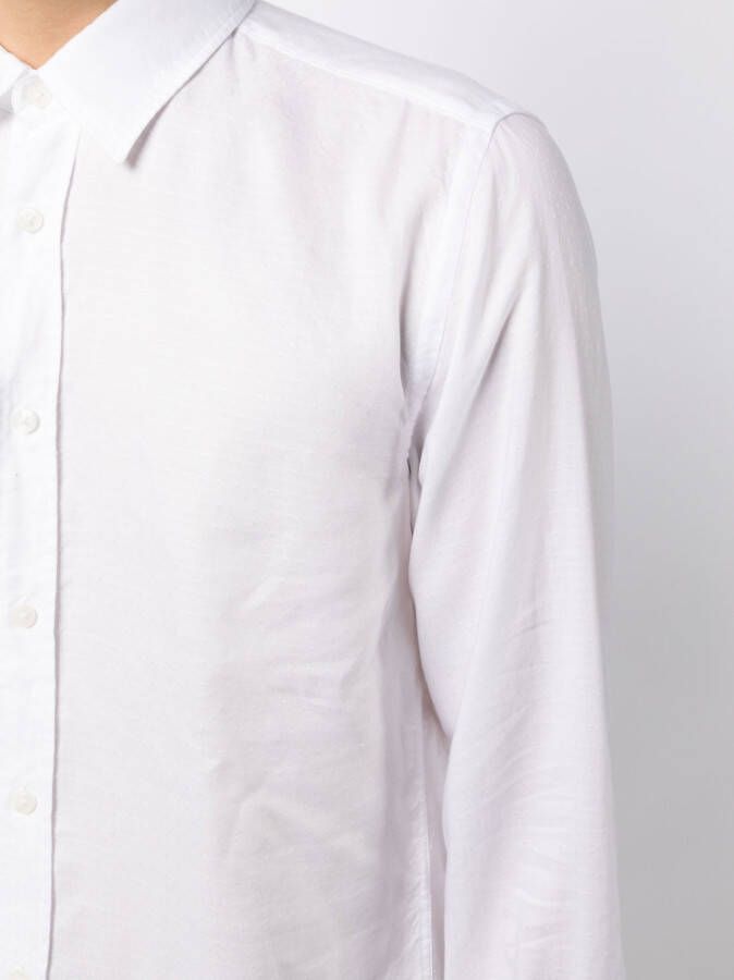 BOSS Button-down overhemd Wit