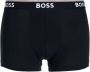 BOSS Drie boxershorts met logoband Blauw - Thumbnail 1