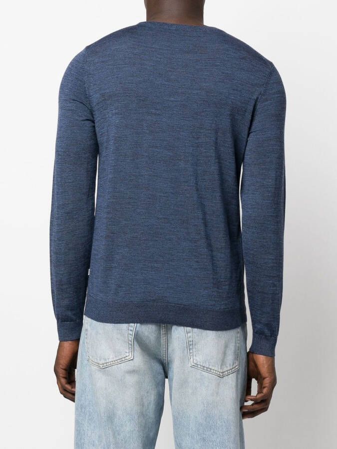 BOSS Gebreide trui Blauw