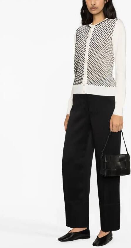 BOSS Gestreept vest Wit
