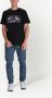 BOSS T-shirt met grafische print Zwart - Thumbnail 2