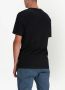 BOSS T-shirt met grafische print Zwart - Thumbnail 4