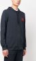 HUGO Hoodie met logopatch Blauw - Thumbnail 3