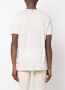 BOSS T-shirt met horizontale streep Beige - Thumbnail 4
