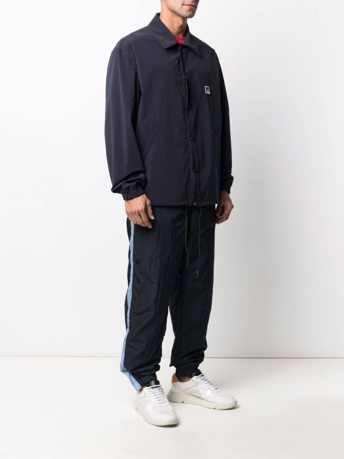 BOSS Shirtjack met logopatch Blauw