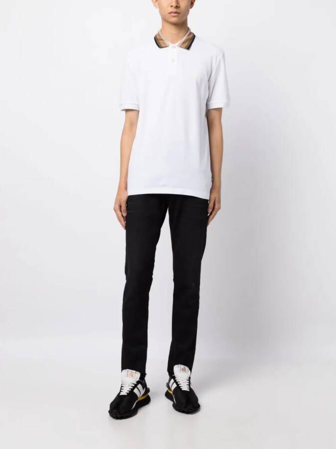 BOSS Katoenen poloshirt Wit