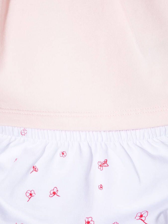 BOSS Kidswear Broek met bloemenprint Roze
