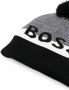 BOSS Kidswear Gestreepte hoed Zwart - Thumbnail 2