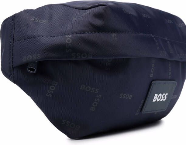 BOSS Kidswear Heuptas met logopatch Blauw
