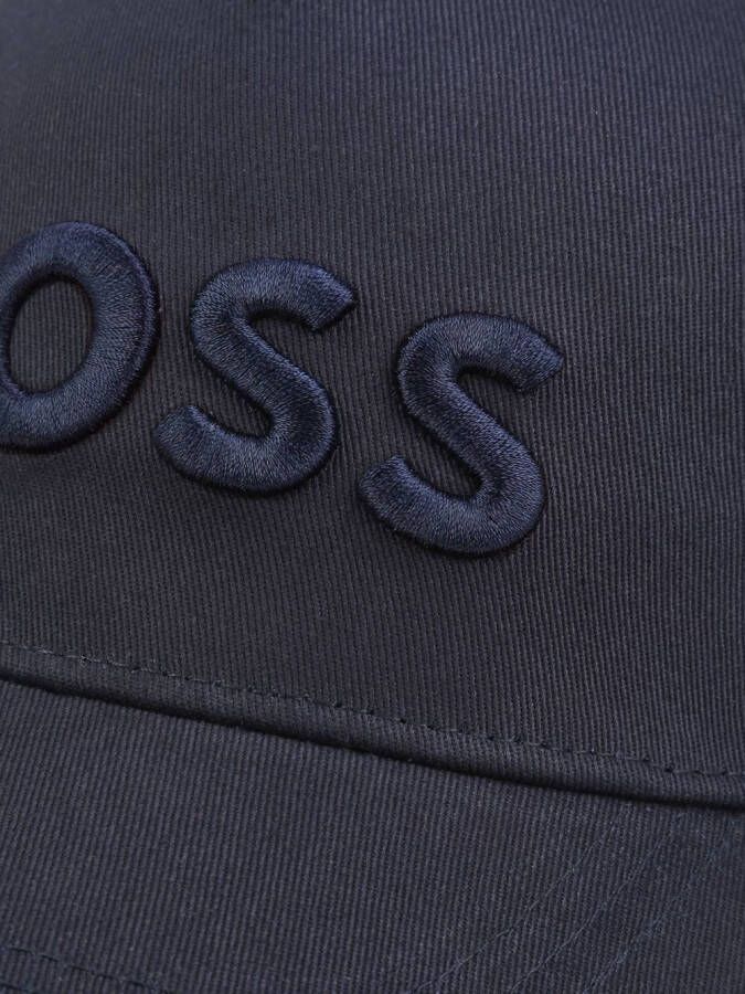 BOSS Kidswear Honkbalpet met geborduurd logo Blauw