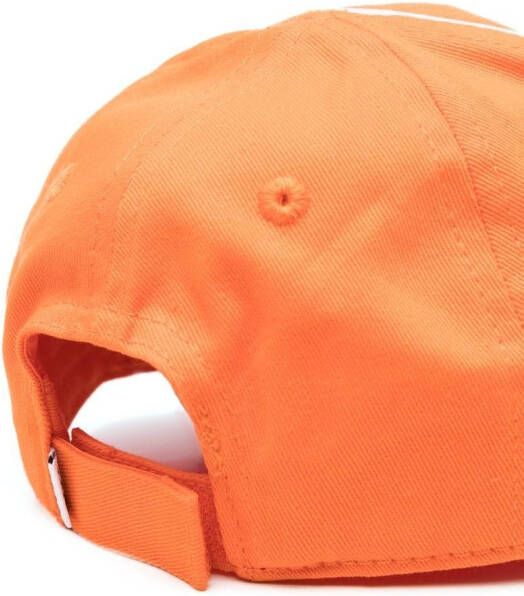 BOSS Kidswear Honkbalpet met logoprint Oranje