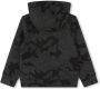 BOSS Kidswear Hoodie met camouflageprint Zwart - Thumbnail 2