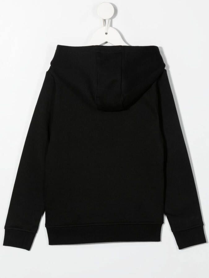 BOSS Kidswear Hoodie met logoprint Zwart