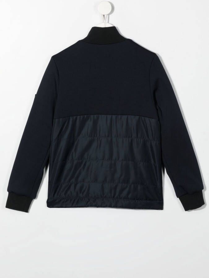 BOSS Kidswear Jack met logopatch Blauw