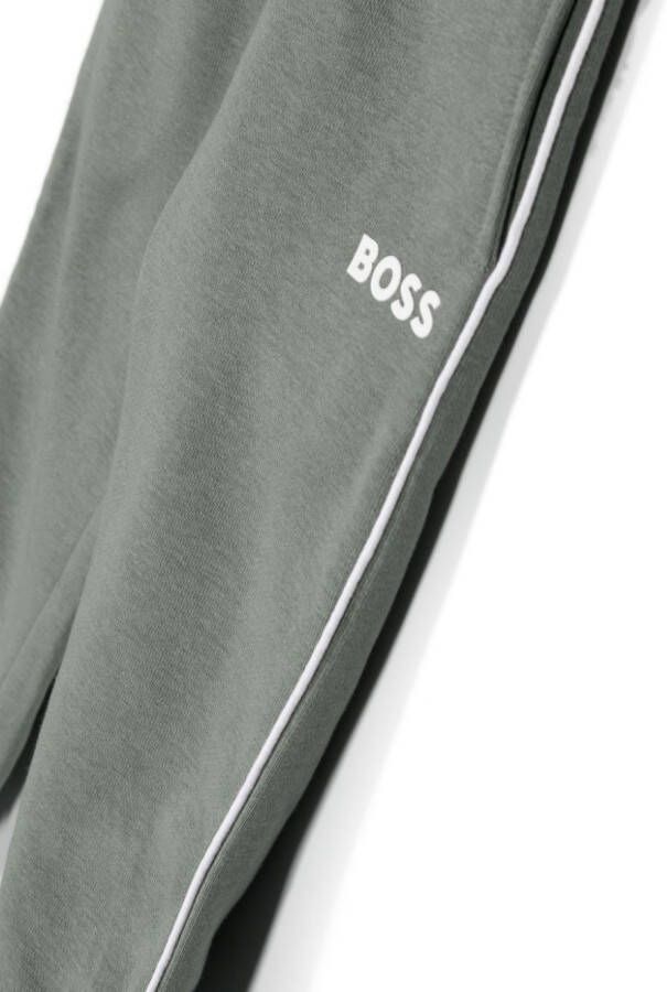 BOSS Kidswear Trainingsbroek met logo Groen