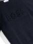 BOSS Kidswear Sweaterjurk met logo-reliëf Blauw - Thumbnail 3