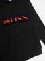 BOSS Kidswear Hoodie met logo-reliëf Zwart - Thumbnail 3