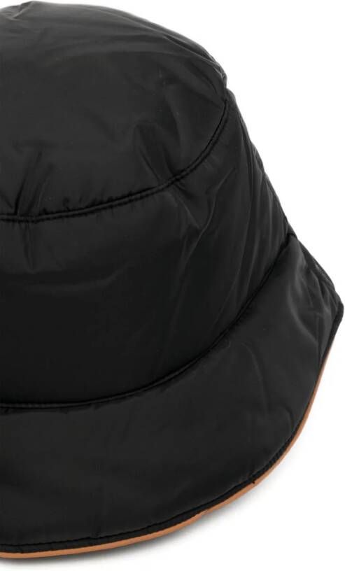 BOSS Kidswear Vissershoed met logopatch Zwart