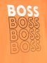 BOSS Kidswear T-shirt met logoprint Oranje - Thumbnail 3