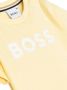 BOSS Kidswear T-shirt met logoprint Geel - Thumbnail 3