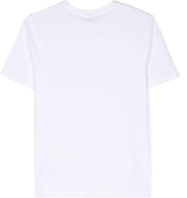 BOSS Kidswear T-shirt met logoprint Wit