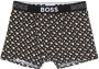BOSS Kidswear Set boxershorts met monogram Zwart - Thumbnail 2