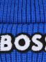 BOSS Kidswear Muts met logopatch Blauw - Thumbnail 2