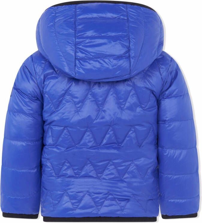 BOSS Kidswear Omkeerbaar jack Blauw