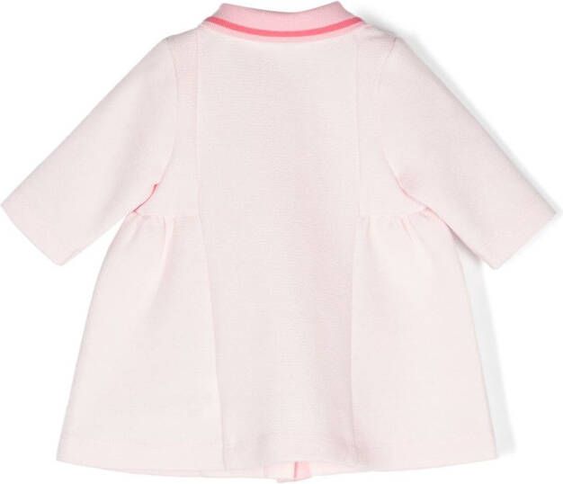 BOSS Kidswear Polojurk met geborduurd logo Roze