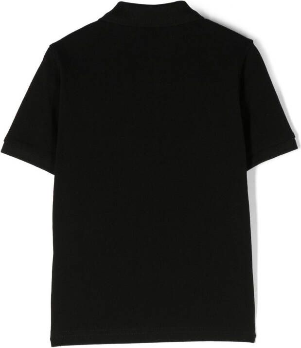 BOSS Kidswear Poloshirt met geborduurd logo Zwart