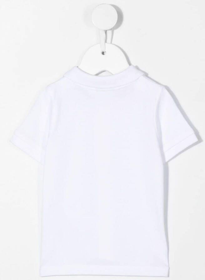 BOSS Kidswear Poloshirt met korte mouwen Wit