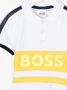 BOSS Kidswear Poloshirt met logostreep Wit - Thumbnail 3