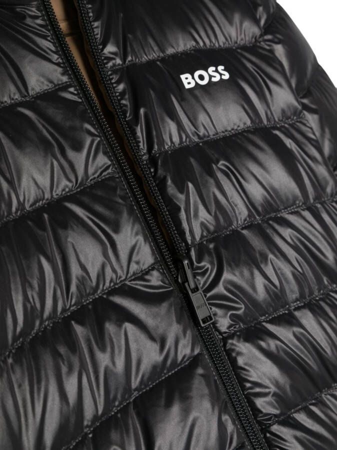 BOSS Kidswear Omkeerbaar donsjack Zwart