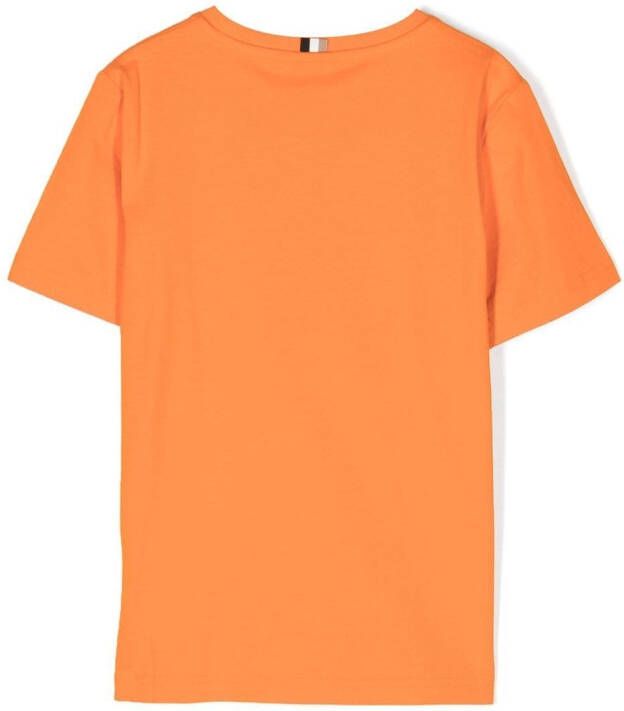 BOSS Kidswear T-shirt Oranje