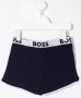 BOSS Kidswear Shorts met logoband Blauw - Thumbnail 2