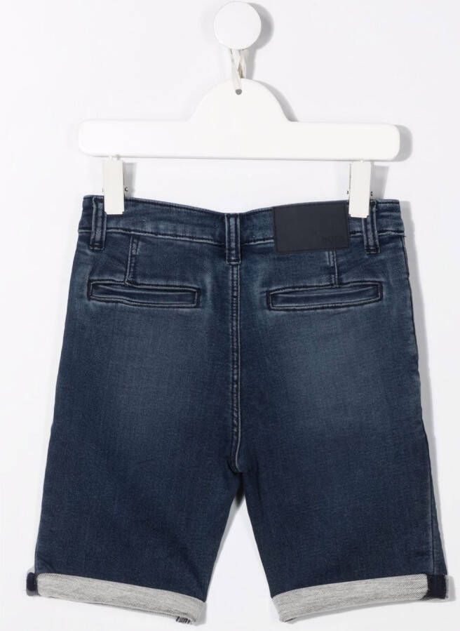 BOSS Kidswear Spijkershorts Blauw